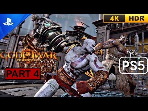God Of War 3 Remastered PS5 - Gameplay Walkthrough (60FPS 4K HDR) Part 4 No Commentary