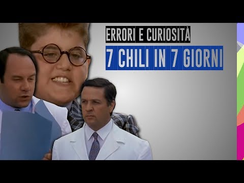 🎬 7 CHILI IN 7 GIORNI - MISTAKES AND CURIOSITIES - CARLO VERDONE AND RENATO POZZETTO