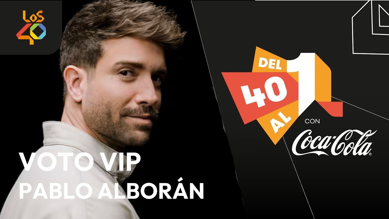 Pablo Alborán en Del 40 al 1: "Ojalá pudiérais ver cómo canta la gente las canciones"| LOS40