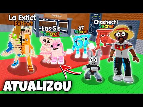 LA GRANDE EXTINTA, LAS CHICLETEIRAS RITUAL e NOVOS BRAINROTS na ATUALIZAÇÃO DO ROUBE O BRAINROT!