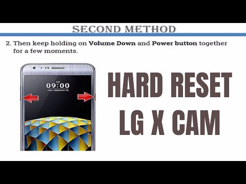 Hard Reset LG X Cam