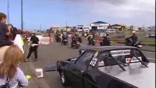 preview picture of video '2014 Wanganui Drags Taupo Quay 23 February #1'