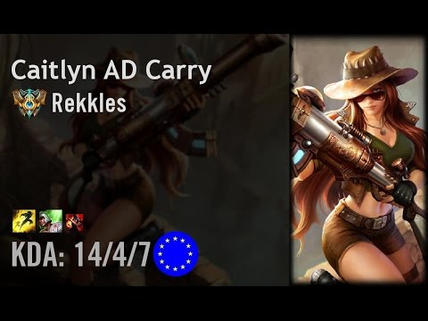 Caitlyn AD Carry vs Sivir - Rekkles - EUW Challenger Patch 6.11