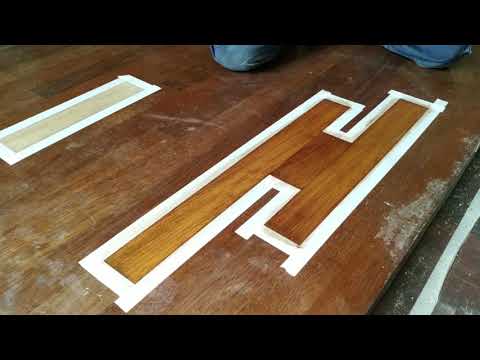 Spot Repair of scratches using Bona Finishes on wooden floors