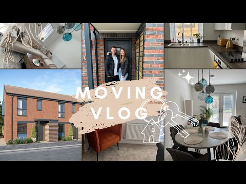 GETTING THE KEYS TO OUR FIRST HOUSE! (moving vlog & house tour) | Danielle Rose