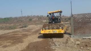 Rigid Pavement Compaction Work by using Vibratory Roller