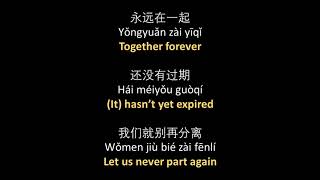 張紫豪 - 可不可以 // Zhang Zihao - Ke Bu Ke Yi, lyrics + pinyin + English translation