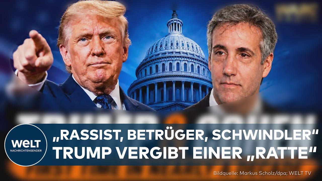 KEHRTWENDE IN WASHINGTON: Donald Trump und Ex-Anwalt Michael Cohen haben sich versöhnt