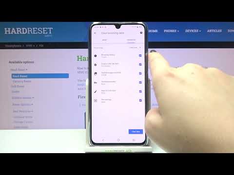 How to Clear Browsing Data in Vivo V21 - Delete Browser Data