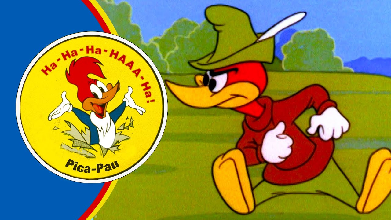 Pica-Pau, o Robin Hood | 2.5 Horas de Episódios Antigos | Pica-Pau em Português