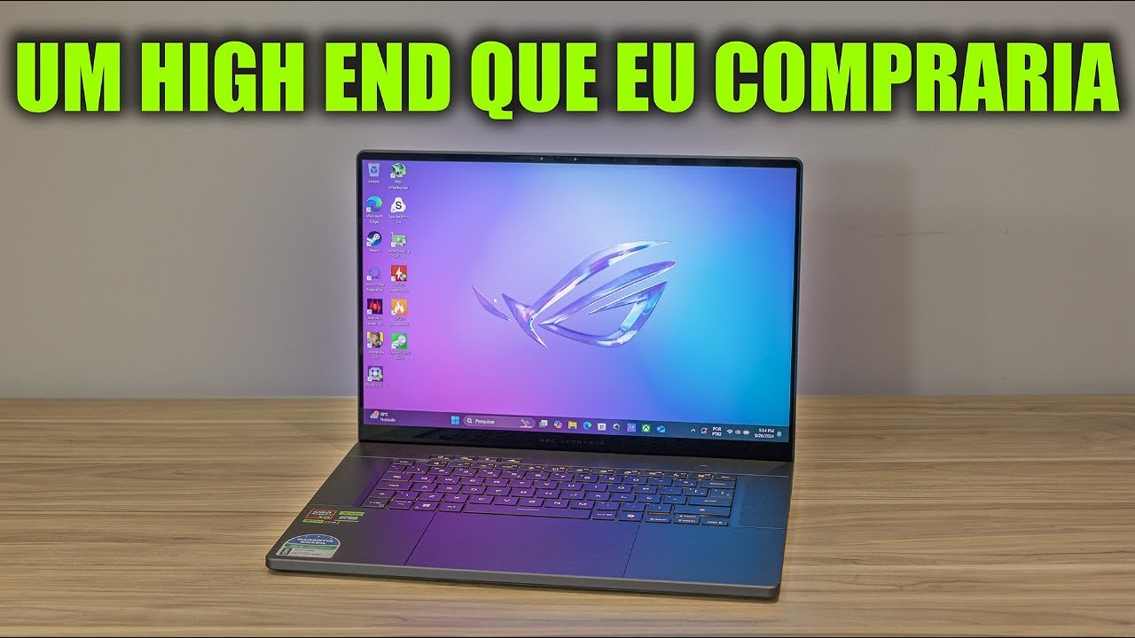 O PRIMEIRO NOTEBOOK GAMER COM NOVO RYZEN AI 9 HX370 TÁ NÁ MÃO! ROG ZEPHYRUS G16 2024