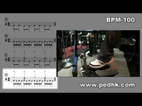 Double-Bassdrum練習(BPM~40-160)