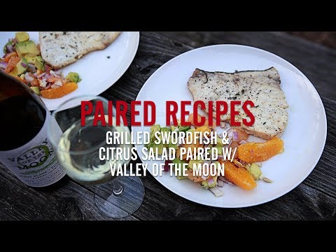 Paired Recipes: Grilled Swordfish with a Pinot Blanc/Viognier Blend