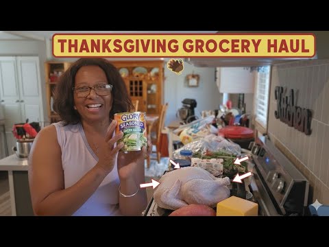 FOOD LION, WALMART, & DOLLAR TREE THANKSGIVING GROCERY HAUL