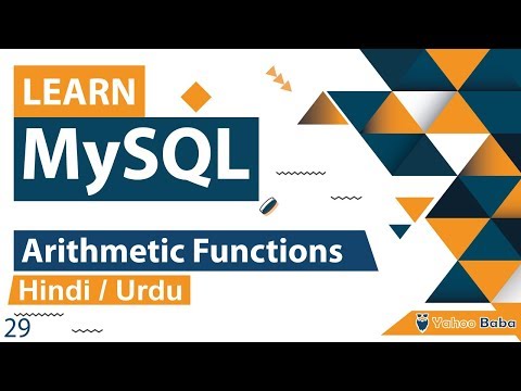 MySQL Arithmetic Functions Tutorial in Hindi Urdu