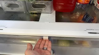 How To Remove Samsung Refrigerator Shelf and Glass