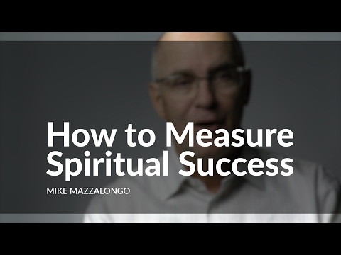 How to Measure Spiritual Success