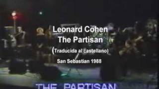 Leonard Cohen The Partisan letra en castellano