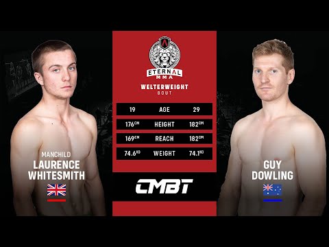 ETERNAL MMA 60 - LAURENCE WHITESMITH VS GUY DOWLING - MMA FIGHT VIDEO