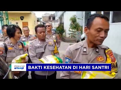 POLRES CIMAHI GELAR BAKTI KESEHATAN DALAM MEMPERINGATI HARI SANTRI 2025