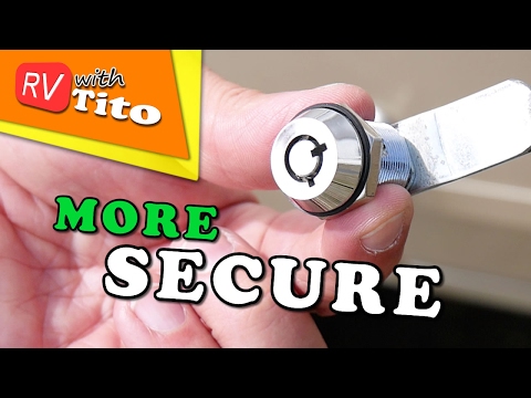 How To Replace RV Storage Locks - No More CH751 Keys