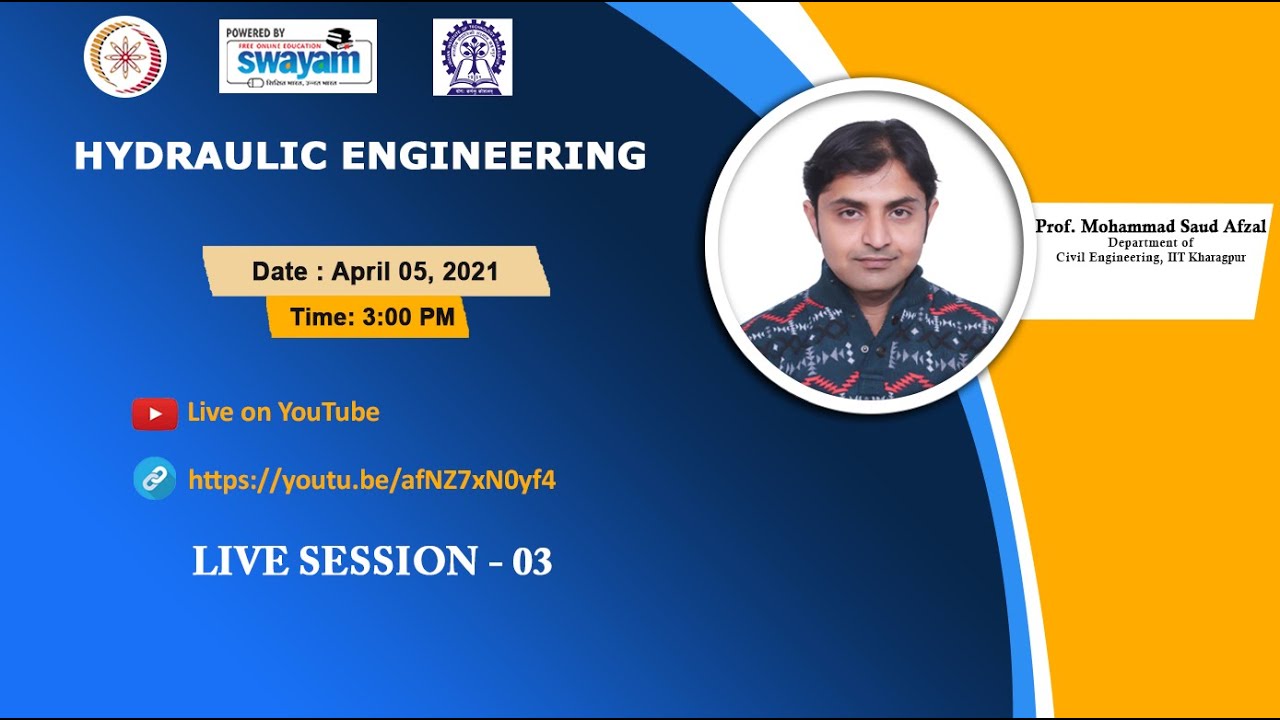 Live Session 3: Hydraulic Engineering