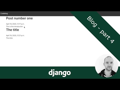 Creating a blog using Django 3 - Part 4 - The detail view