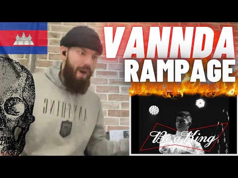 🔥🇰🇭 VANNDA - RAMPAGE [HYPE UK 🇬🇧 REACTION!]