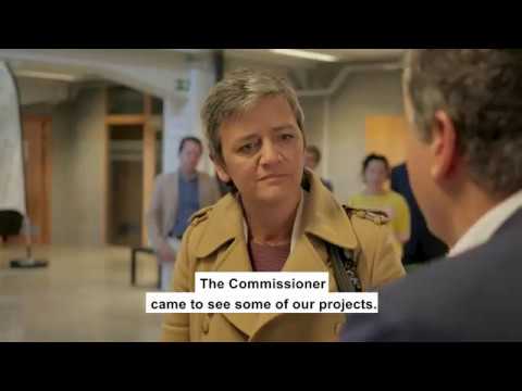 EU Commissioner Margrethe Vestager visits Mechelen