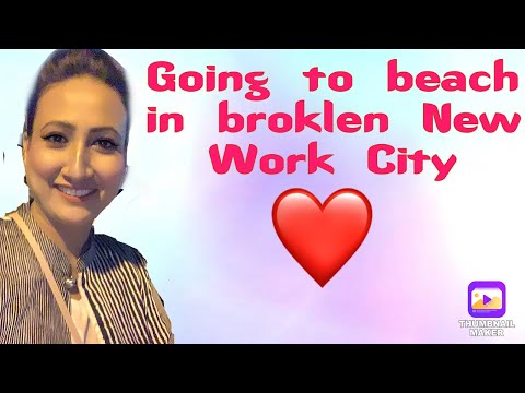 Broklen beach in usa city tour❤️❤️