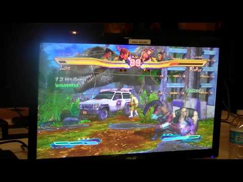 Final Round 16 - SFXT Top 32 - Wolfkrone (Jin/Lars) vs EG Ricky Ortiz (Rufus/Chun)