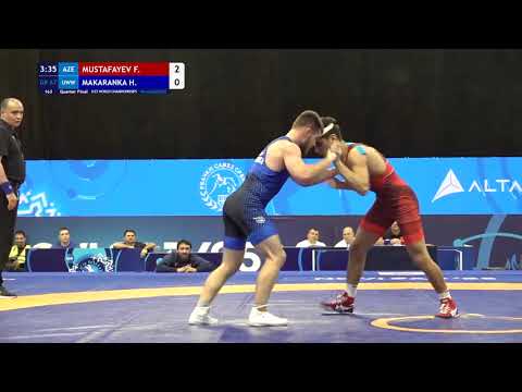 GR 67KG 1/4 Round | Faraim Mustafayev (Aze) Vs Hleb Makaranka (Uww) | U23 World Championship 2025