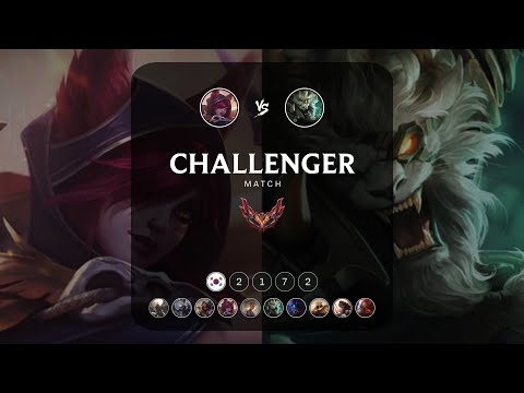KR Challenger match 2172: Super Xayah vs Super Rengar