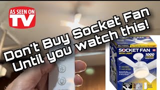 Don't Buy A Socket Fan Until You Watch This!