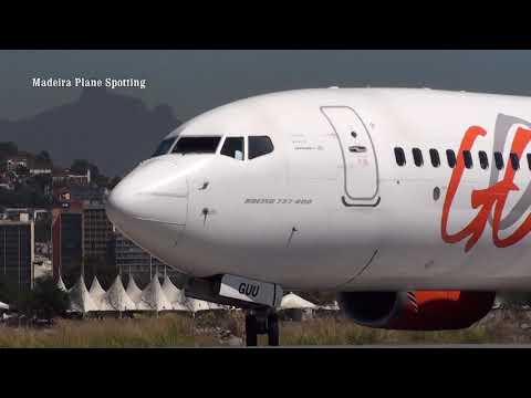 Vários Pousos e Decolagens no Aeroporto Santos Dumont (1 hora)