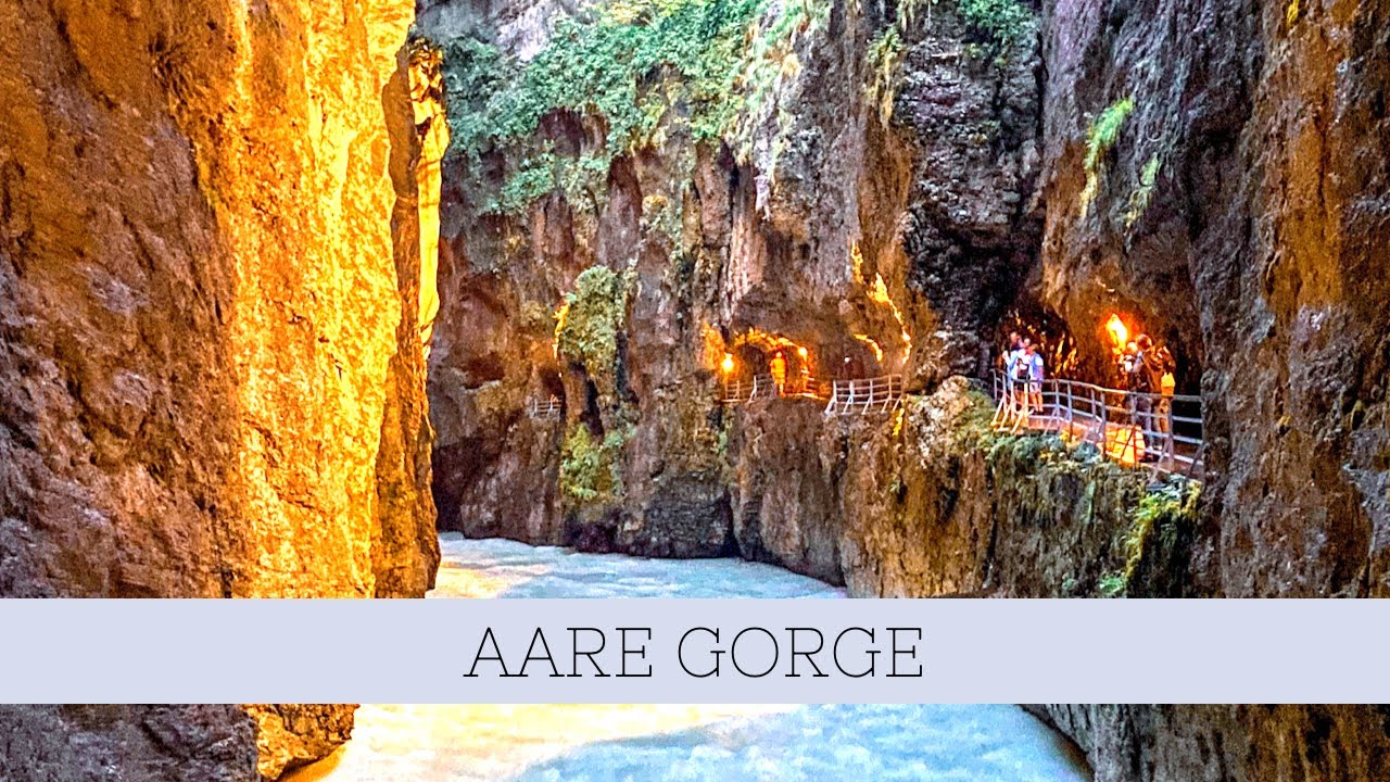 Discover the cinematic highlights of Aare Gorge.