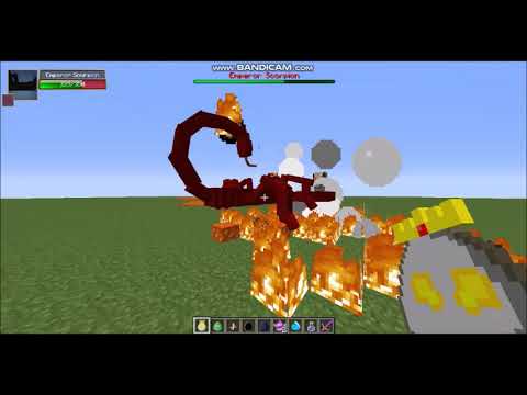 Kingbowser vs arctic scorpion. Minecraft Mob Battles.