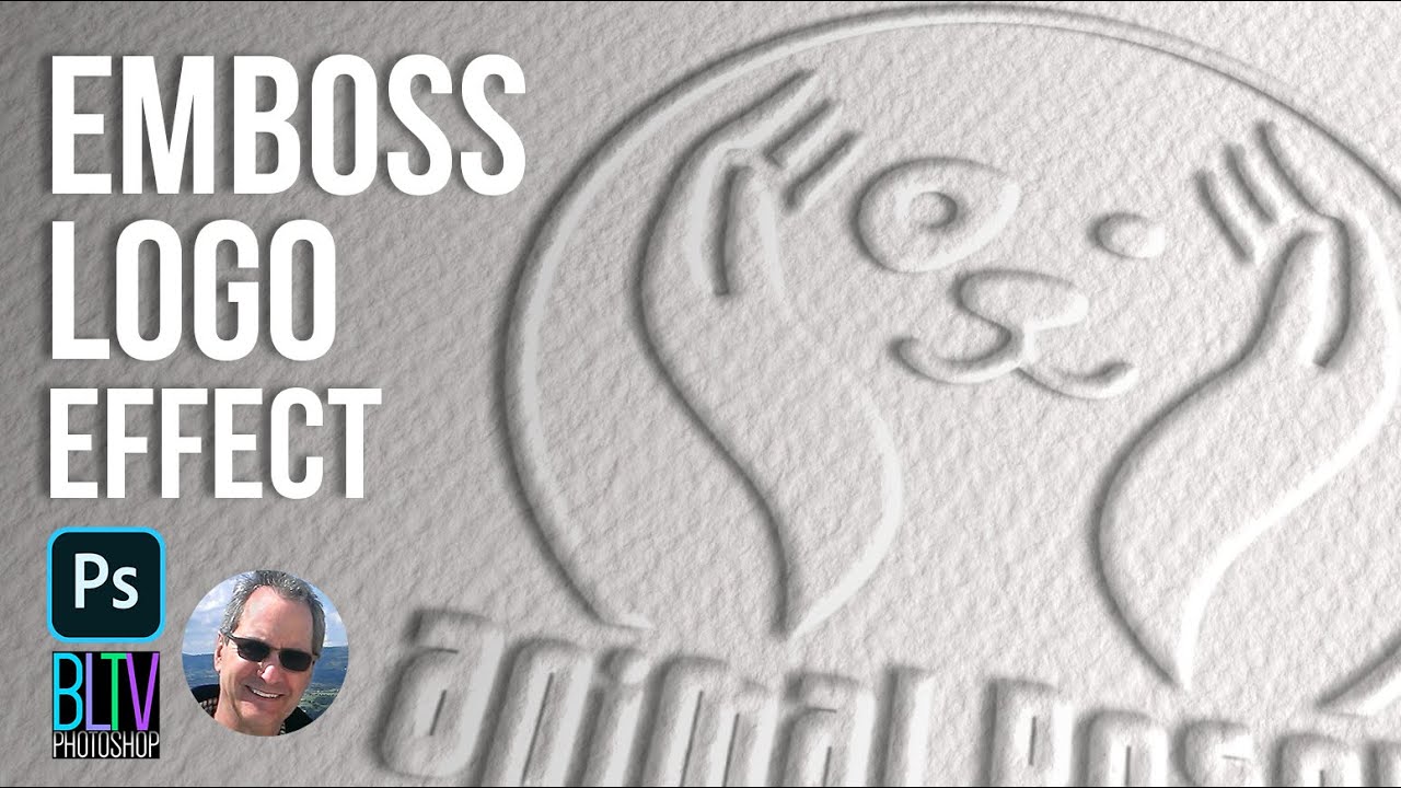 Photoshop: How to Create the Look of an Embossed Logo on Paper.