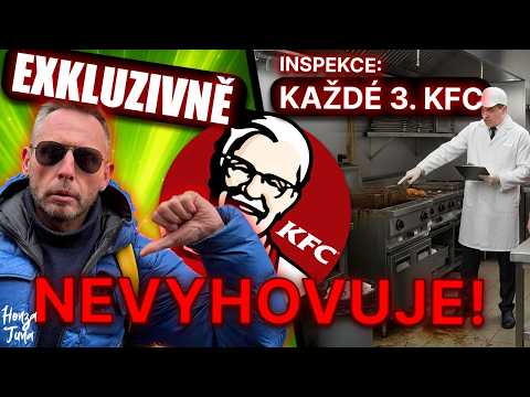 Někdo servíruje PROKLATĚ PROŠLÉ KUŘE! My servírujeme FAKTA! Každé 3. KFC NEVYHOVUJE! Pozadí kontrol.