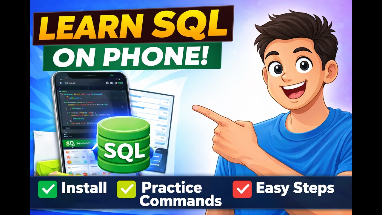 SQL Phone App Tutorial | Create Database, Tables & Run Queries