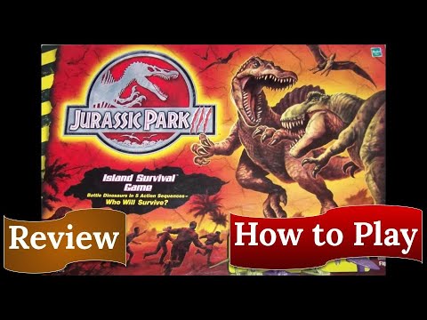 Jurassic Park III Island Survival Game (2001): How to Play & Review