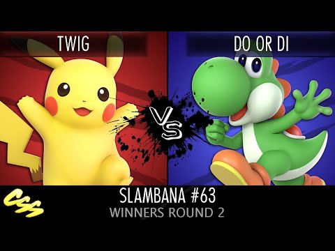 [Slambana #63] Winners Round 2: Twig (Pikachu) vs. Do or DI (Yoshi)