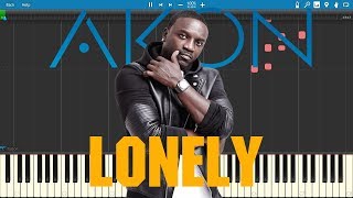 Akon - Lonely || Piano Tutorial || VERY EASY !!!