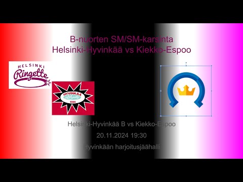 B-nuorten SM/SM-karsinta 24/25 Helsinki-Hyvinkää vs Kiekko-Espoo