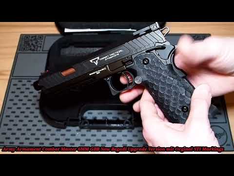Airgun: Army Armament Combat Master 6MM GBB New Begadi Upgrade Version