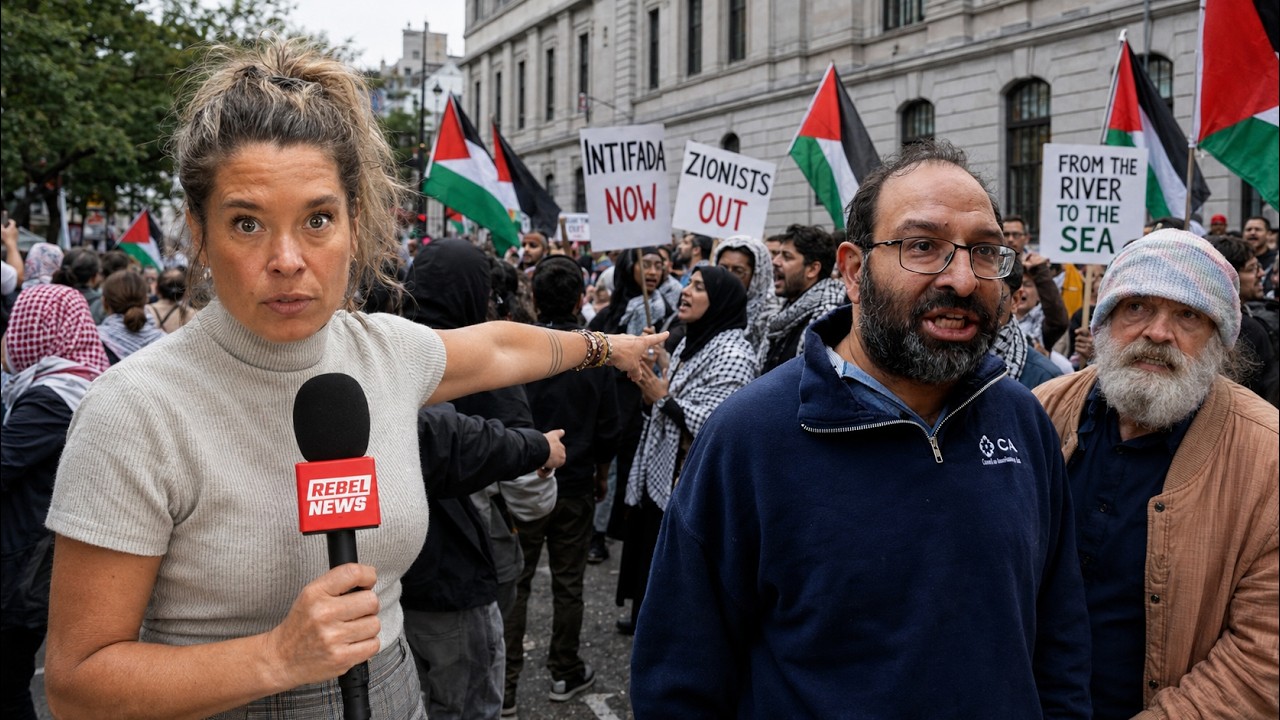 We Caught Foreign Islamists Inside a Pro-Hamas Protest in Montreal
