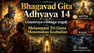 Download lagu Bhagavad Gita Adhyaya 14 | Gunatraya vibhaga yogah — Melampaui Tri Guna Menemukan Keabadian mp3