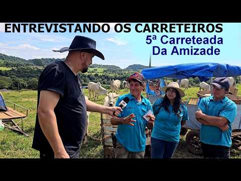 Falando Com Os Carreteiros Da 5ª Carreteada Da Amizade Na Linha Conceição-Seberi RS