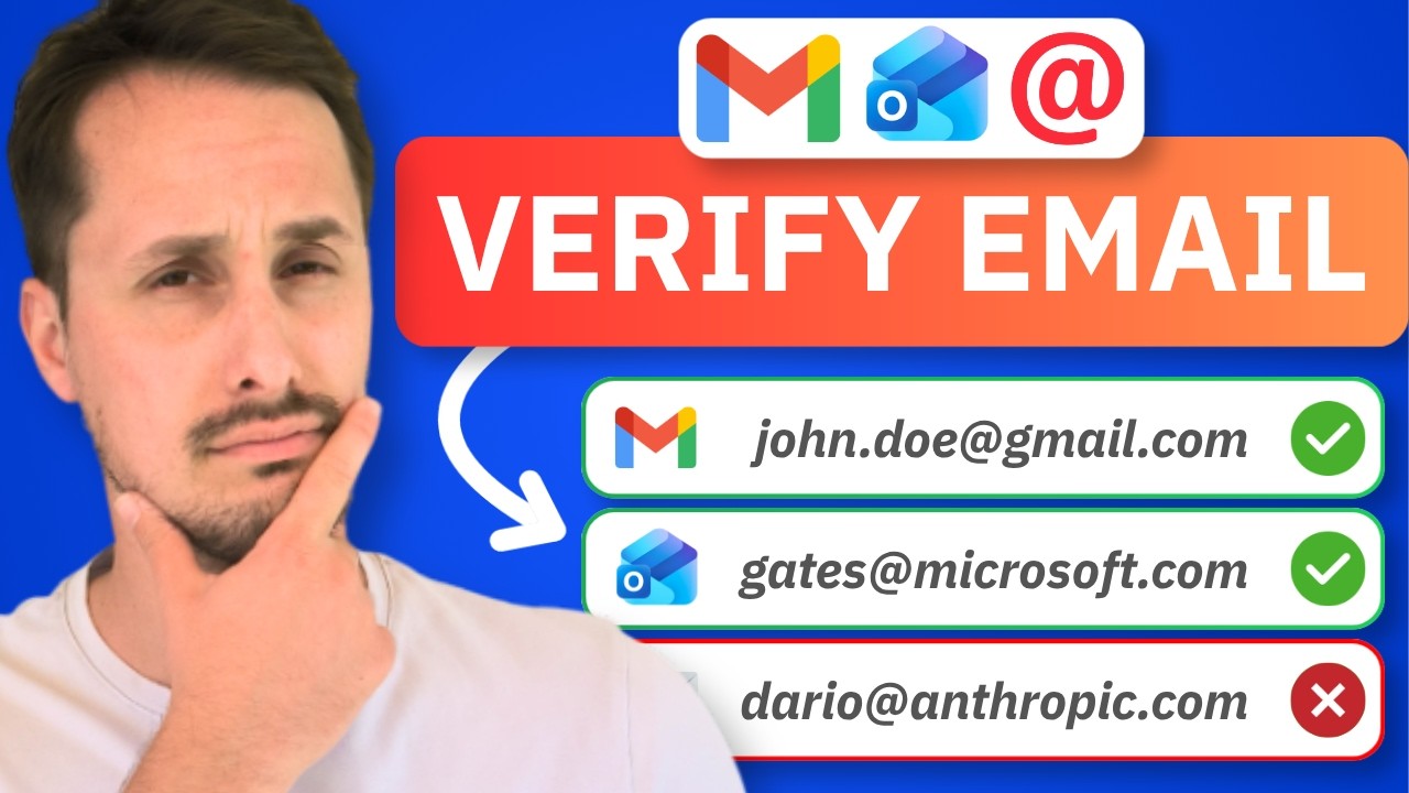 Email verifier results dashboard