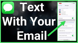 How To Send Text Message Using Email On iPhone